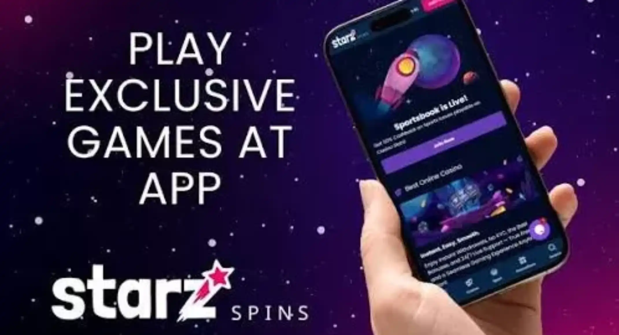 StarzSpins Casino App Screenshot